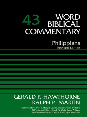 cover image of Philippians, Volume 43